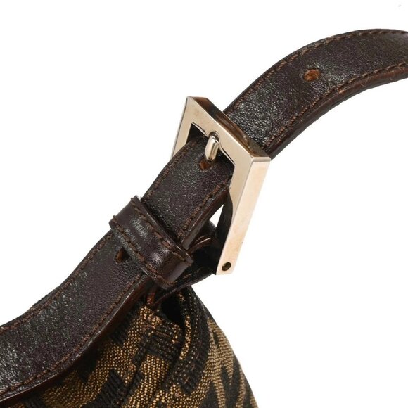 Fendi Brown Zucca Baguette Handbag - Picture 3 of 10